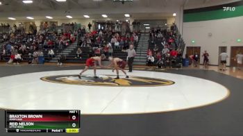 125 lbs Quarterfinal - Braxton Brown, Maryland vs Reid Nelson, Little Rock