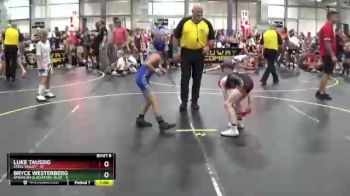 56 lbs Round 3 (6 Team) - Luke Taussig, Steel Valley vs Bryce Westerberg, American Gladiators-Blue