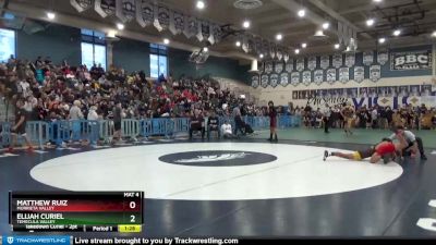 138 lbs 1st Place Match - Matthew Ruiz, Murrieta Valley vs Elijah Curiel, Temecula Valley