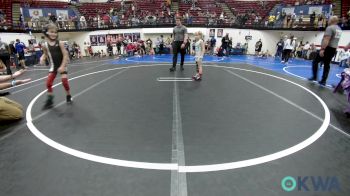 46 lbs Quarterfinal - Waylon Macke, F-5 Grappling vs Ashton Edie, Mustang Bronco Wrestling Club