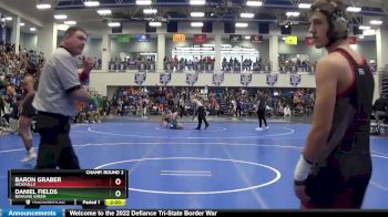 144 lbs Champ. Round 2 - Daniel Fields, BOWLING GREEN vs Baron Graber, HICKSVILLE