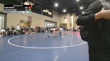 175 lbs Round 3 (6 Team) - Kade Tinsley, North DeSoto Blue vs Clayten Jacobs, Vancleave Takedown Club