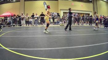 130 lbs Consi Of 16 #2 - Tyson Heward, Benjamin Brawlers vs Cooper Oursler, Pikes Peak Warriors