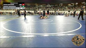 80 lbs Consi Of 16 #2 - Lucas Alexander, Warhorse Wrestling Club vs Maddox Henderson, Standfast