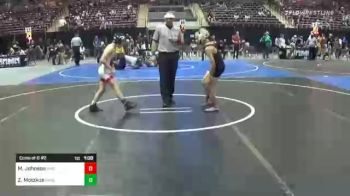 83 lbs Consi Of 8 #2 - Maximiliano Johnson, Gwc vs Zack Motzkus, Swwwc