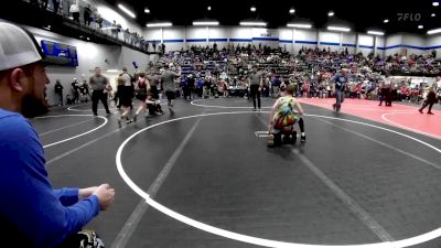 80 lbs Round Of 16 - Clay Bach, Weatherford Youth Wrestling vs Alexander Tessneer, Norman Grappling Club