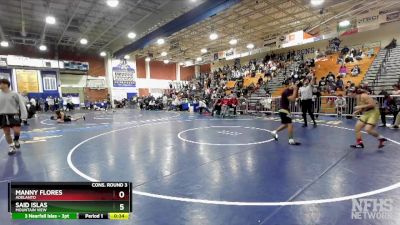 126 lbs Cons. Round 3 - Said Islas, Mountain View vs Manny Flores, Adelanto