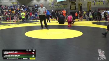 128 lbs Cons. Round 4 - Jonah Guzman, Sanger vs Julian Brillantes, Smedberg MS Wolverines