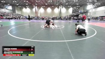 285 lbs Cons. Round 5 - Brandon Schoenecke, Deer Creek (ED) vs Griffin Morris, Hillsboro