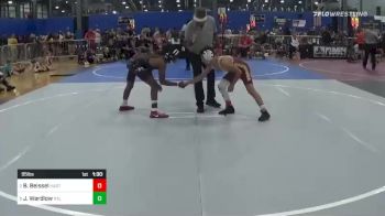 95 lbs Quarterfinal - Blake Beissel, Hastings Wrestling vs Justin Wardlow, Rtl