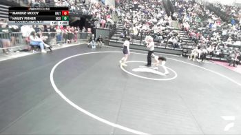 5A 130 lbs Cons. Semi - Makenzi McCoy, Wasatch vs Hailey Fisher, Box Elder