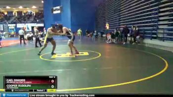 285 lbs Champ. Round 3 - Cooper Rudolph, JW Robinson vs Cael Dinigris, Delaware Military Academy