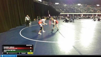 160 lbs Semifinal - Kaden Wiele, Big Game Wrestling Club vs Easton Beyer, Iowa