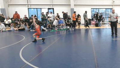49 lbs Champ. Rd Of 16 - Jordan De Laney, Peak Wrestling Club vs Isaiah Lopez, Black Fox Wrestling Academy