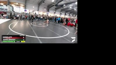 140 lbs Champ. Round 1 - Gunner Uremovich, Spring Klein Wrestling Club vs Samson Latini, Dumas Wrestling