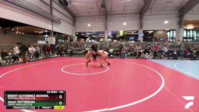 190 lbs Champ. Round 1 - Noah Patterson, Finesse Wrestling Club vs Brent Gutierrez Boswell, Righteous Wrestling Club