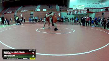 285 lbs 1st Place Match - Levi Parrish, Portage Wrestling Club vs Fabien Zamudio-Gibson, Unattached