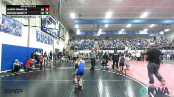 70 lbs Quarterfinal - Jasper Franklin, Vinita Kids Wrestling vs Waylon Murphy, Salina Wrestling Club