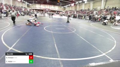 144 lbs Consi Of 16 #2 - Derek Anaya, Tucson Pride Wrestling Club vs Cameron Adair, San Juan High