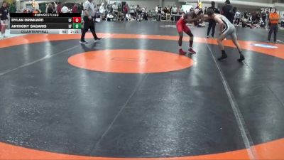 133 lbs Quarterfinal - Dylan Drinkard, Belmont Abbey vs Anthony Sagaris, Lake Erie College