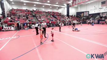 46 lbs Quarterfinal - Baker Johns, Perry Wrestling Academy vs Jasper Lockett, Cowboy Wrestling Club