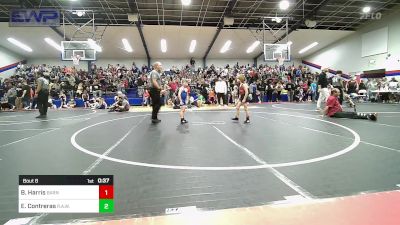 55 lbs Round Of 16 - Brody Harris, Barnsdall Youth Wrestling vs Easton Contreras, R.A.W.