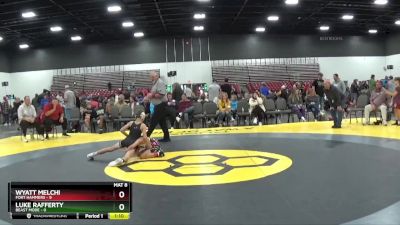 80 lbs Placement Matches (8 Team) - Luke Rafferty, Beast Mode vs Wyatt Melchi, Fort Hammers