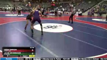 5A 138 lbs Cons. Round 2 - Aiden Simpson, Searcy High vs Jacob Neugebauer, El Dorado