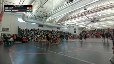 95-99 lbs Round 1 - Jace Scott, Riverton Middle School vs Jackson Robbins, Powell Middle School