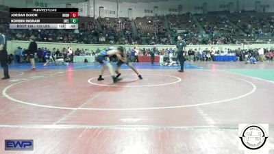 133 lbs Consi Of 32 #1 - Jordan Dixon, Midwest City Bombers vs Korbin Ingram, Shelton Wrestling Academy