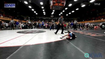 52 lbs Quarterfinal - Samuel Airington, Saints Youth Wrestling Club vs Beckett Rupp, Perry Wrestling Academy