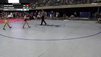 56 lbs Consolation - Myles Moon, York vs Kroy Voelker, Montague