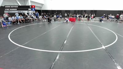 132 lbs Andre Moyron, Team Texas vs Lyric Warner, Team Michigan Red