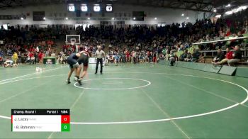 170 lbs Champ. Round 1 - Breck Bohman, Franklin County vs Jimmy Lacey, Hamilton Heights