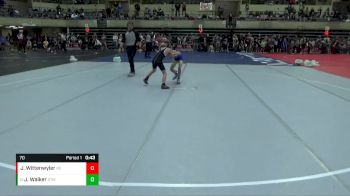 70 lbs Champ. Round 1 - James Walker, STMA vs Joseph Wittenwyler, RT Elite