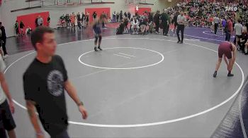 190 lbs Champ. Round 1 - Tyson Lynch, White River vs Logan Trevino, Calvary Chapel