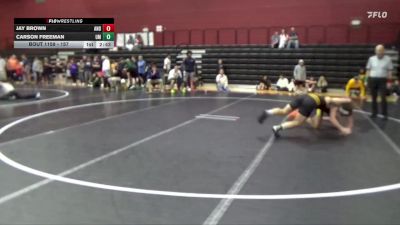 157 lbs Champ. Round 2 - Carson Freeman, Montevallo vs Jay Brown, Andrew College