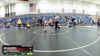 62 lbs 7th Place Match - Dako Stepanovich, Ohio vs Declan Kempen, B.A.M. Training Center