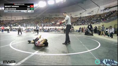 90 lbs Consolation - Landon Villines, Weatherford Youth Wrestling vs Camden Lloyd, Team Tulsa Wrestling Club