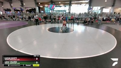 70 lbs Champ. Round 1 - Leah Valdez, Mission Wrestling Club vs Lucas Scott, Texans Wrestling Club