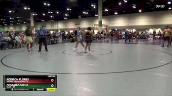 140 lbs Finals (8 Team) - Addison Flores, Indiana Smackdown vs Angelica Ortiz, CLAW