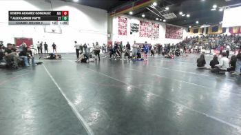 132 lbs Champ. Round 2 - Joseph Alvarez Gonzalez, Adelanto vs Alexander Patti, South Torrance