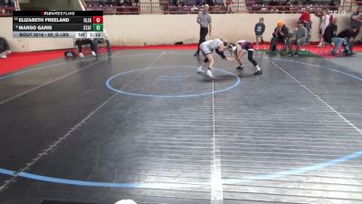 92_G lbs Semifinal - Elizabeth Freeland, Clearfield vs Margo Garis, State College
