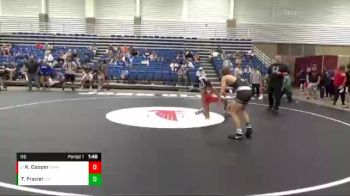 116 lbs Champ. Round 1 - Karrington Cooper, New Haven Wrestling Club vs Tommy Frazier, Zionsville WC