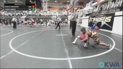 Rr Rnd 1 - Khalil Douglas, Clinton Youth Wrestling vs Owen Green, Perry Wrestling Academy
