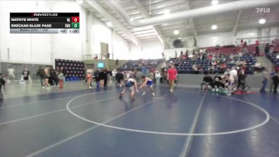 103 lbs Cons. Round 1 - Breckan Blaze Page, Stallions Wrestling Club vs Mathys White, White Rhino Wrestling