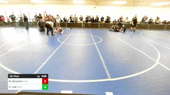 118 lbs 5th Place - Michael Buscemi, Maine Trappers vs Dominic Lee, Smittys Barn