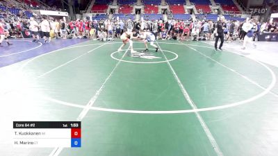 138 lbs Cons 64 #2 - Torin Kuokkanen, WI vs Harry Marino, CT