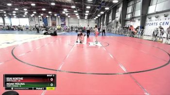76 lbs Rd# 1 9:00am Friday - Esai Koethe, Iowa Black vs Noah Molina, Terps XPress