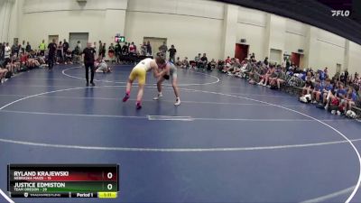 160 lbs Finals (8 Team) - Justice Edmiston, Team Oregon vs Ryland Krajewski, Nebraska Maize